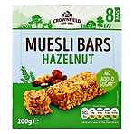 Crownfield Muesli Bars Hazelnut 200g