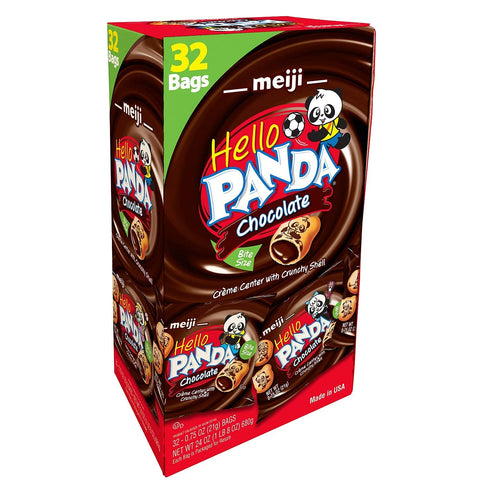 Meiji Hello Panda Chocolates 32bags (680g)