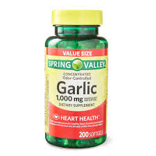 Spring Valley Concentrated Odor-Controlled Garlic 1,000mg,200count