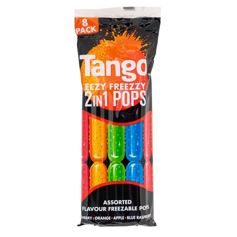 Tango Ezzy Freezy 2 in 1 Pops 8pack