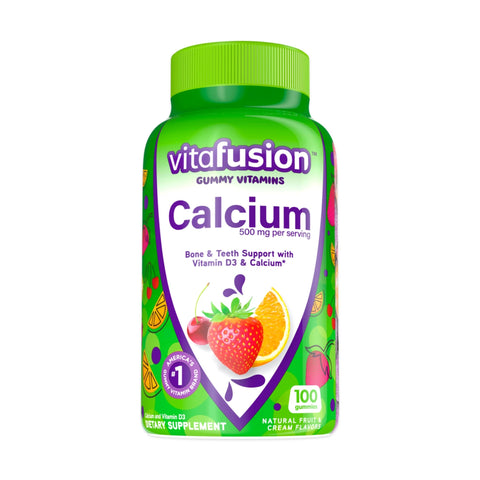 Vitafusion Calcium +D3,100count