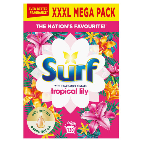 Surf Tropical Lily Washing Powder 6.5kg  130washes