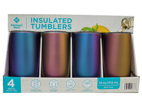 Member’s Mark Insulated Tumblers 14 oz 4set