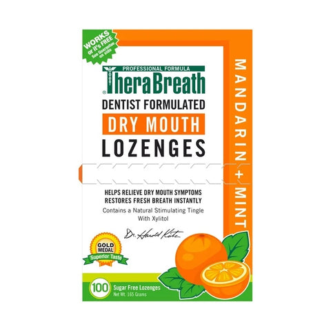 Therabreath Dry Mouth Mandarin Mint Lozenges 100counts(165g)