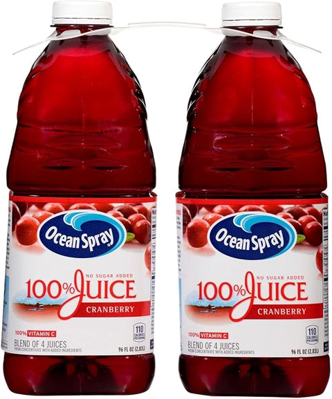 Ocean Spray 100% Cranberry Juice 96 Ounce