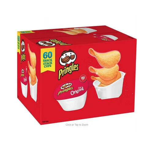 Pringles Snack Stacks Original Potato Crispy 0.67 oz 60cups