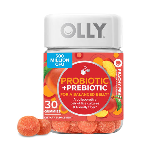 Olly Probiotic + Prebiotic Fiber Gummy(30gummies)