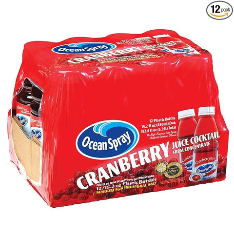 Ocean Spray Cranberry Juice 15.2 Oz. 12 pcs