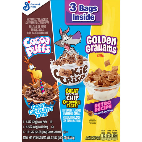 General Mills 3bags Cocoa Puffs 1.38kg