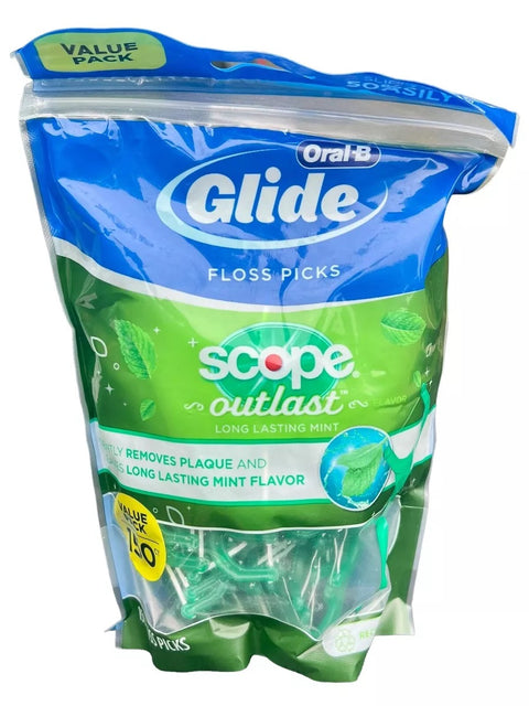 Oral-B Glide Mint Dental Floss Picks 150count