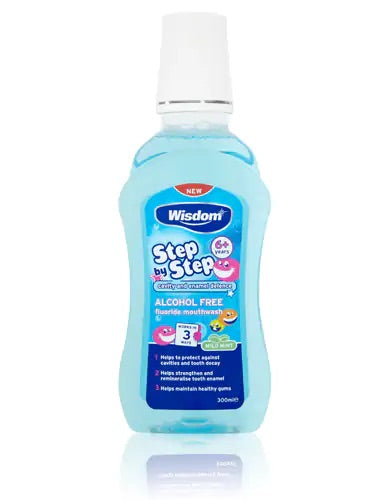 Wisdom Step By Step 6+ Mouthwash 300ml