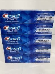 Crest 3D White Advance Whitening Toothpaste 5.6 oz 5pack