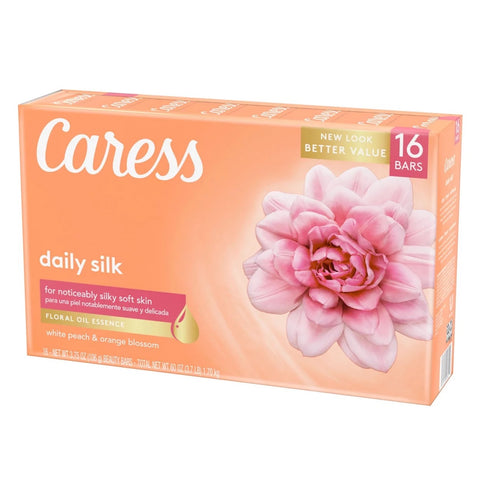 Caress Silkening Beauty Bar Daily Silk 3.75 Ounce (16 count)