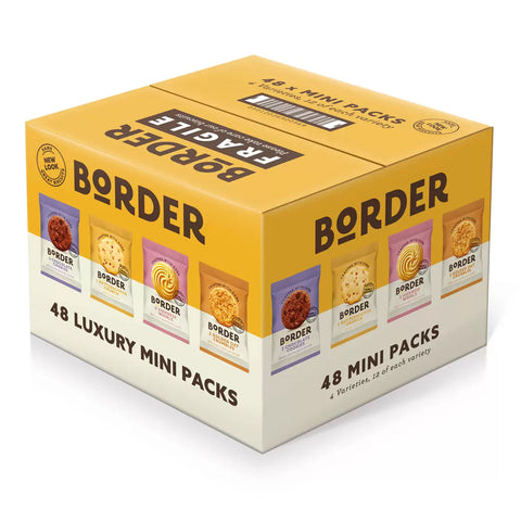 Border Mini Biscuits 48 Luxury Mini Packs