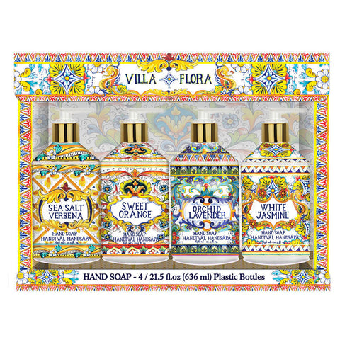 Villa Flora Liquid Soap 4 x636ml