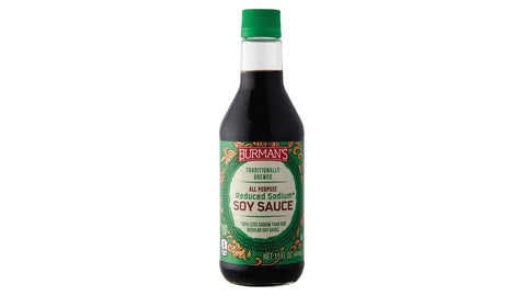 Burman Soy Sauce Reduced Sodium 15 fl oz