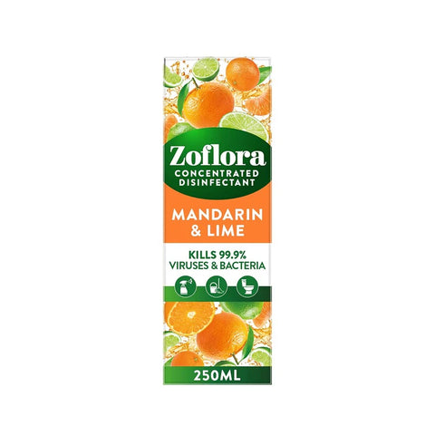 Zoflora 250ml Concentrated Disinfectant Mandarin & lime