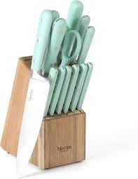 Martha Stewart Stainless Steel Knife set 14pieces