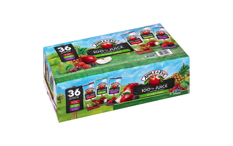 Apple & Eve 100% Juice Variety Pack 6.75oz,36 count