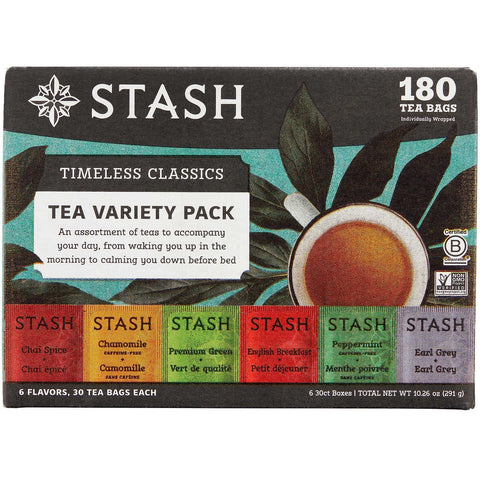 Stash Timeless Classic Tea Variety Pack 180count