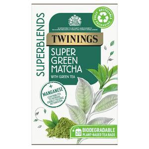 Twinings Superblends Super Green Matcha  20 Tea bags