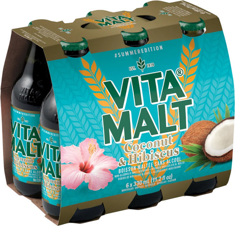 Vita Malt Coconut & Hibiscus 6 x330ml