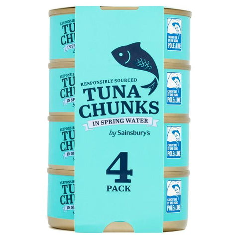 Sainburry Tuna Chunks 4 x 145g