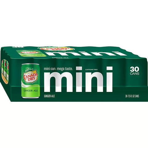 Mini Canada Dry Ginger Ale 30cans