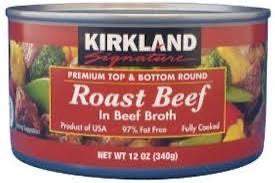 Kirkland Roast Beef 340g