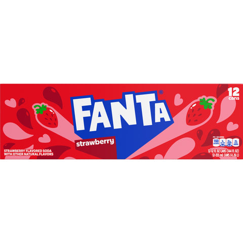 Fanta Strawberry 12cans