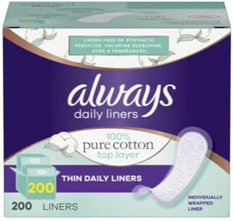 Always Panty Liners 200 Liners