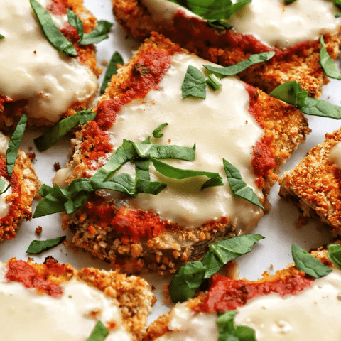 Crispy Eggplant Parmigiana