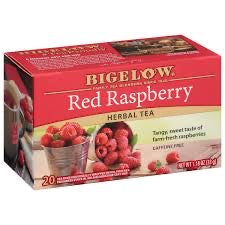 Bigelow Red Raspberry,Caffeine-Free Herbal Tea 20counts