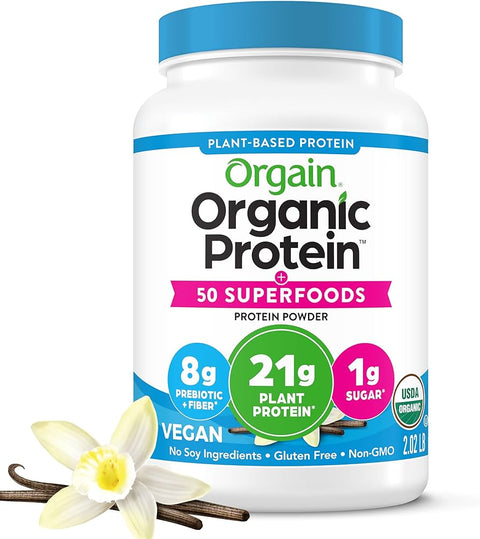 Orgain Organic Protein +Superfoods Protein Powder  2.7lb