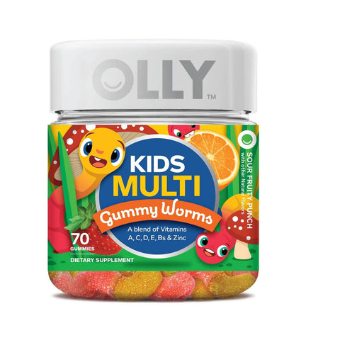 Olly Kids Multivitamin Gummy Worms (70 gummies)