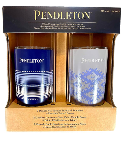 Pendleton Patterned Stainless Steel Hot/Cold Tumbler Set