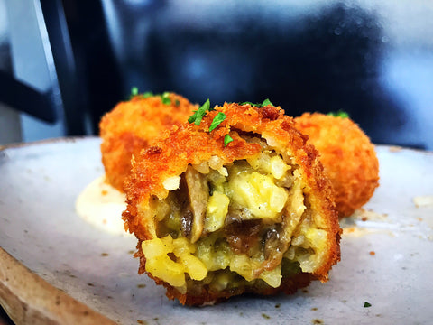 Spicy Oxtail Arancini