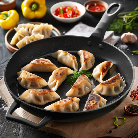 Chicken Dumplings Pan