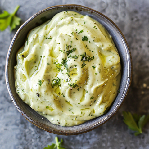 Pesto mayo sauce