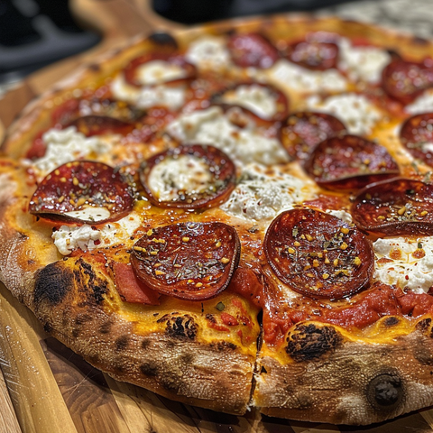 Spicy Pepperoni & Stracciatella