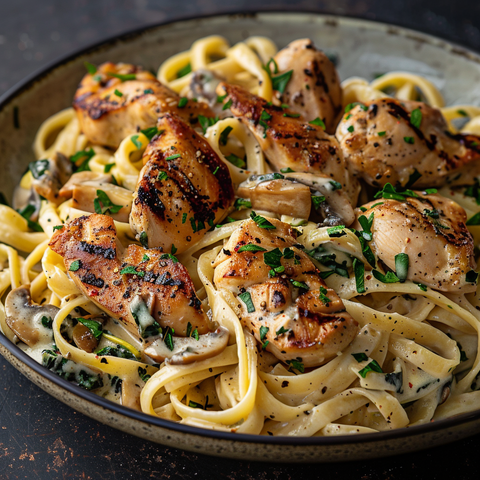 Fettuccine Carlo Chicken