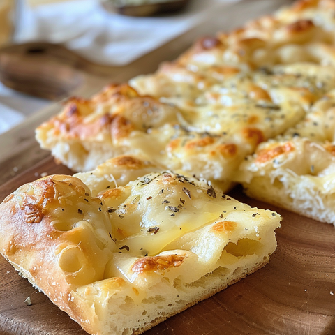 Focaccia Bianca & Cheese