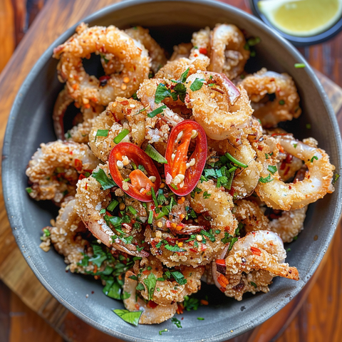 Fried Calamari & Chilly