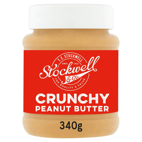 Stockwell & Co Crunchy Peanut Butter 340g