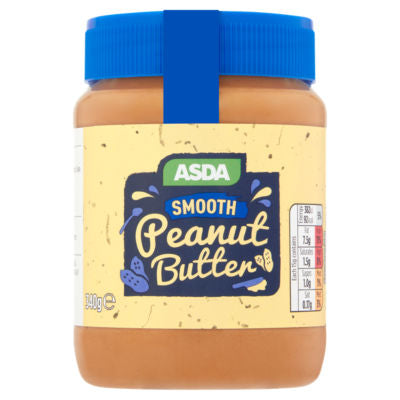 Asda Smooth /Crunchy Peanut Butter 340g