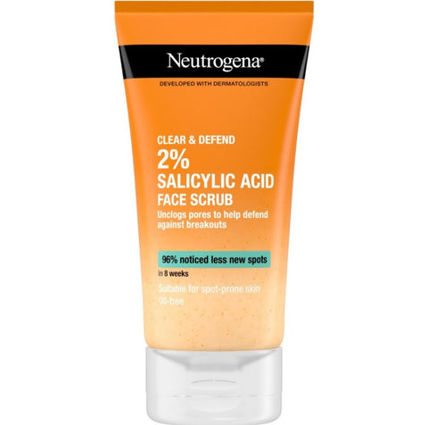 Nitrogen Clear And Defend Facial Scrub 150ml Tub