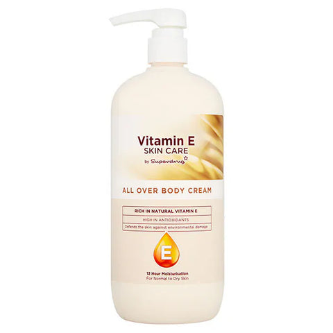 Superdrug Vitamin E Body Cream 1L