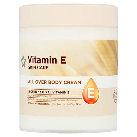 Superdrug Vitamin E All Over Body Cream 475ml