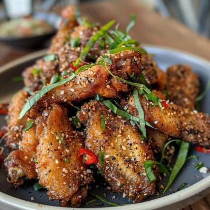 Salt And Pepper Chicken Wings(6Pcs)