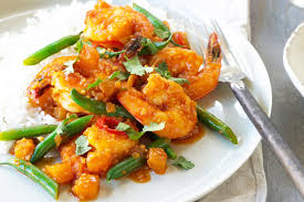 Sweet & Sour Prawns In Hot Sauce